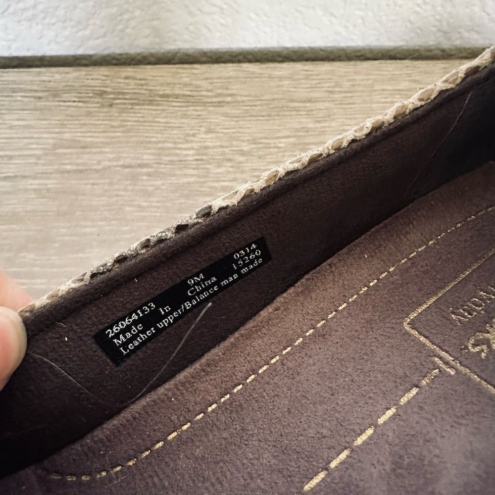 Clarks Snake Print Python Slip-On Shoes 9 - image 8